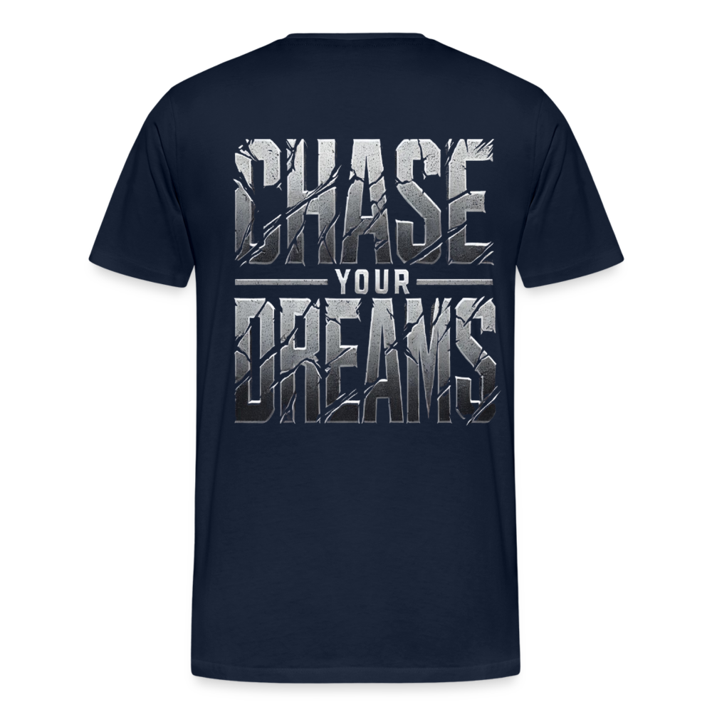 Men T-Shirt Chase Your Dreams - Navy