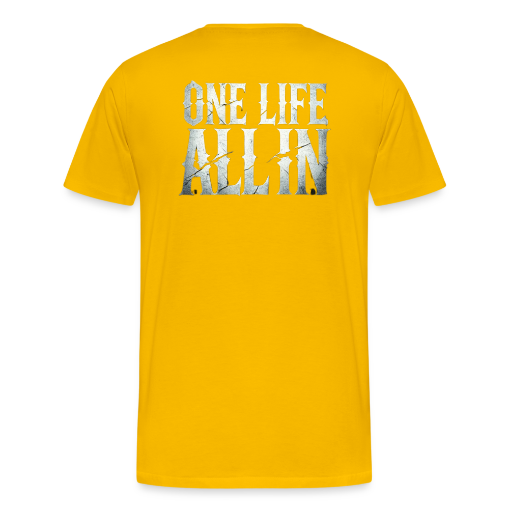 Women T-Shirt One Life All In - Sonnengelb