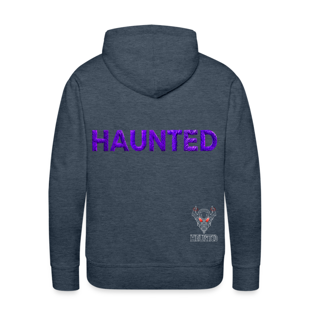 Men Hoodie Enchanted Velvet Mist - Jeansblau
