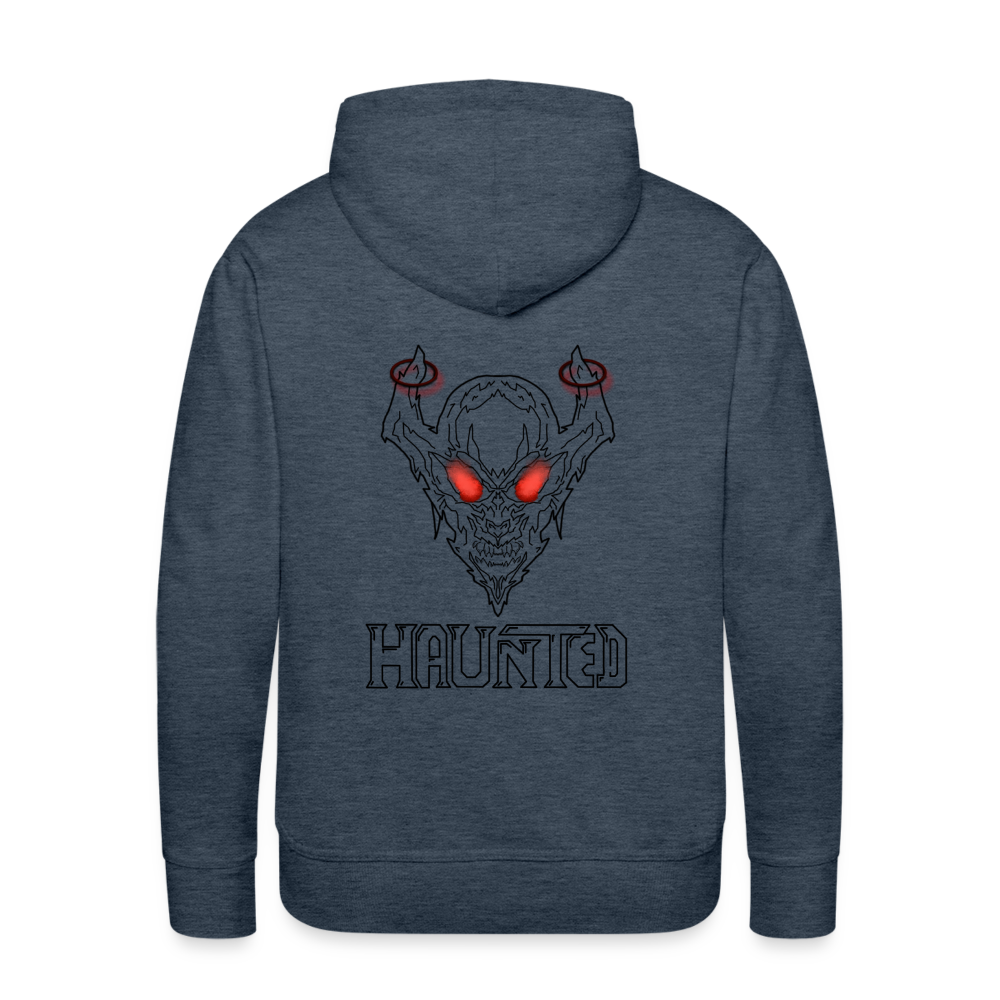 Men Hoodie Deamon Black - Jeansblau