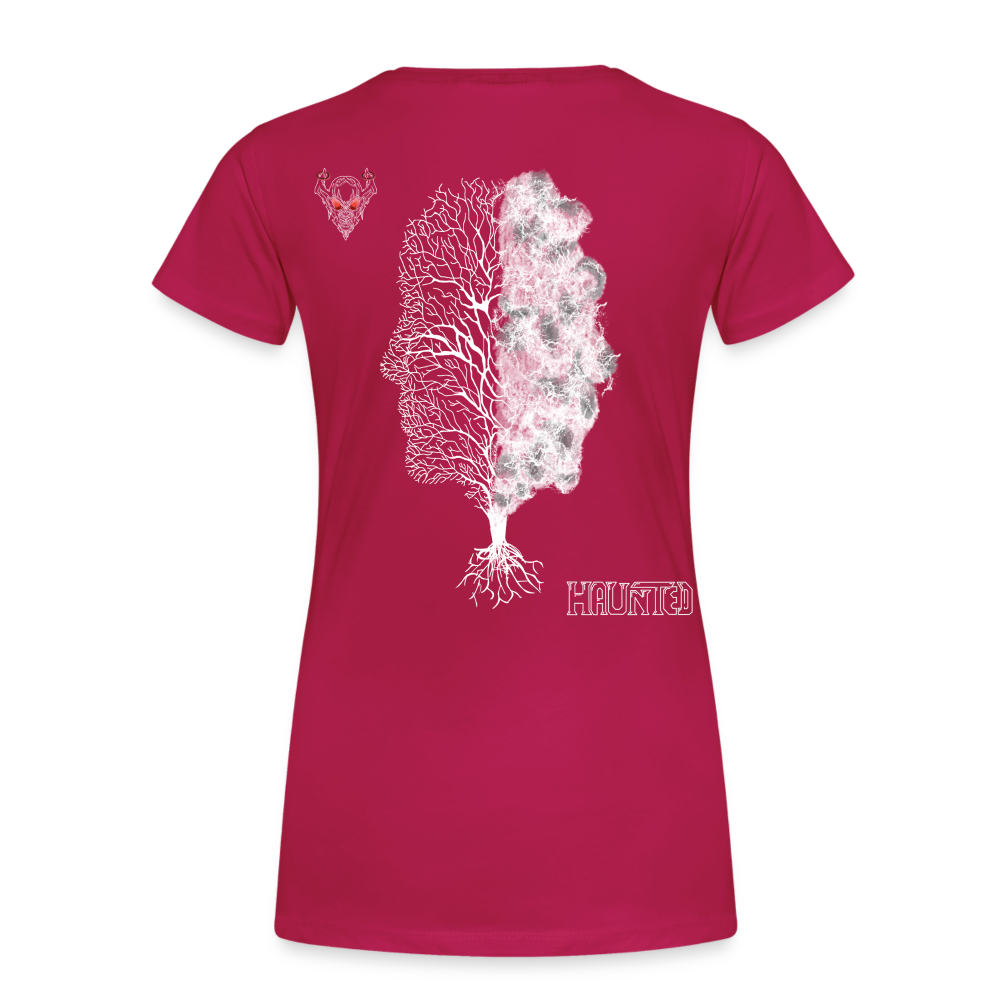 Woman T-Shirt Dead or Alive - dunkles Pink
