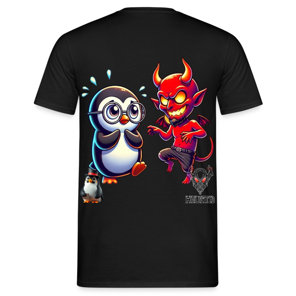 Men T-Shirt Dancing with Devil - Schwarz