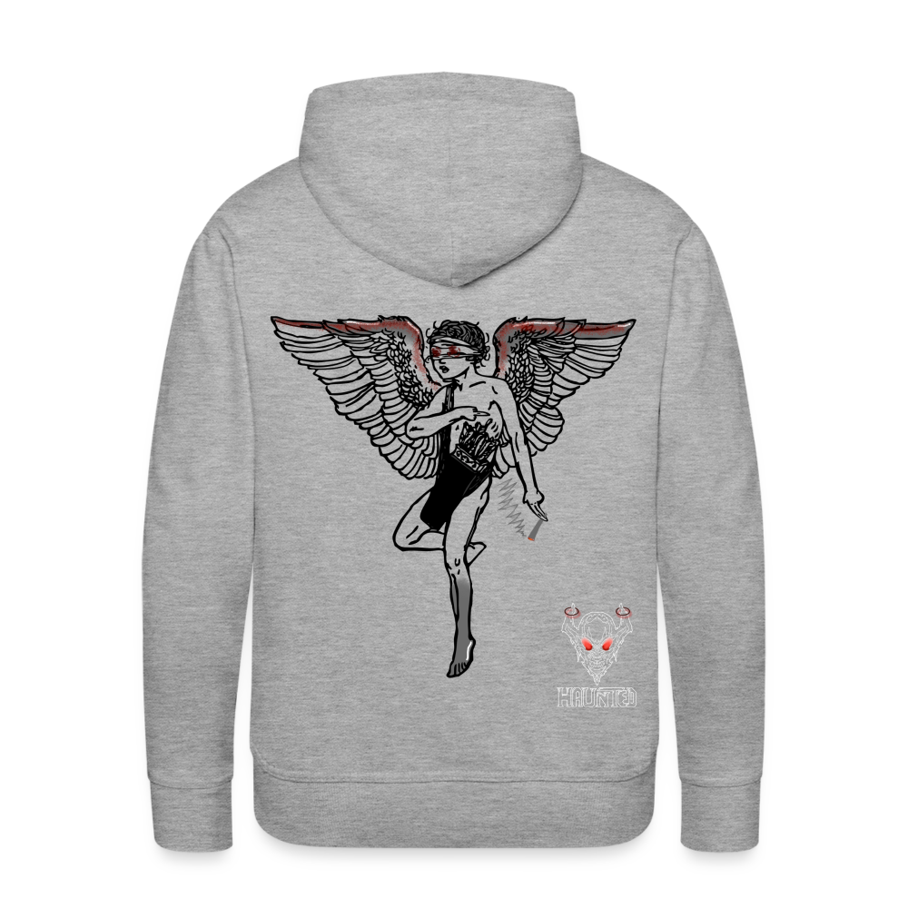 Men Hoodie There Is No Heaven bloody - Grau meliert