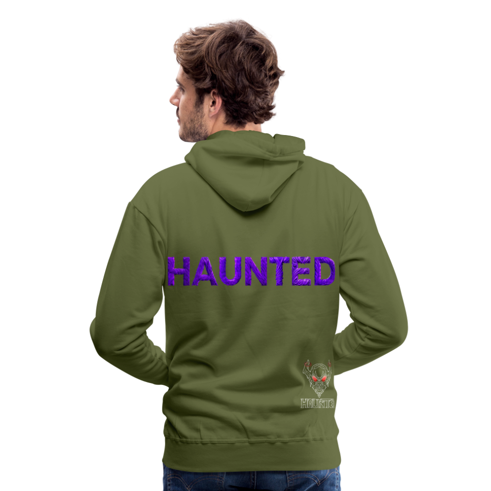 Men Hoodie Enchanted Velvet Mist - Olivgrün
