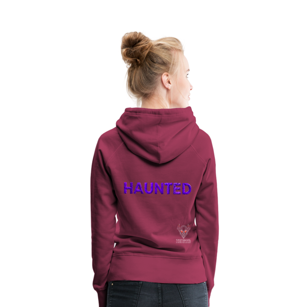 Women Hoodie Enchanted Velvet Mist - Bordeaux