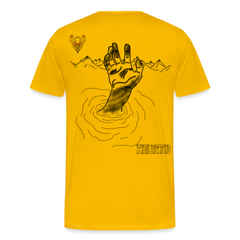 Man T-Shirt Drowning - Sonnengelb