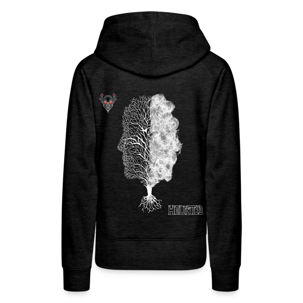 Woman Hoodie Dead or Alive - Anthrazit