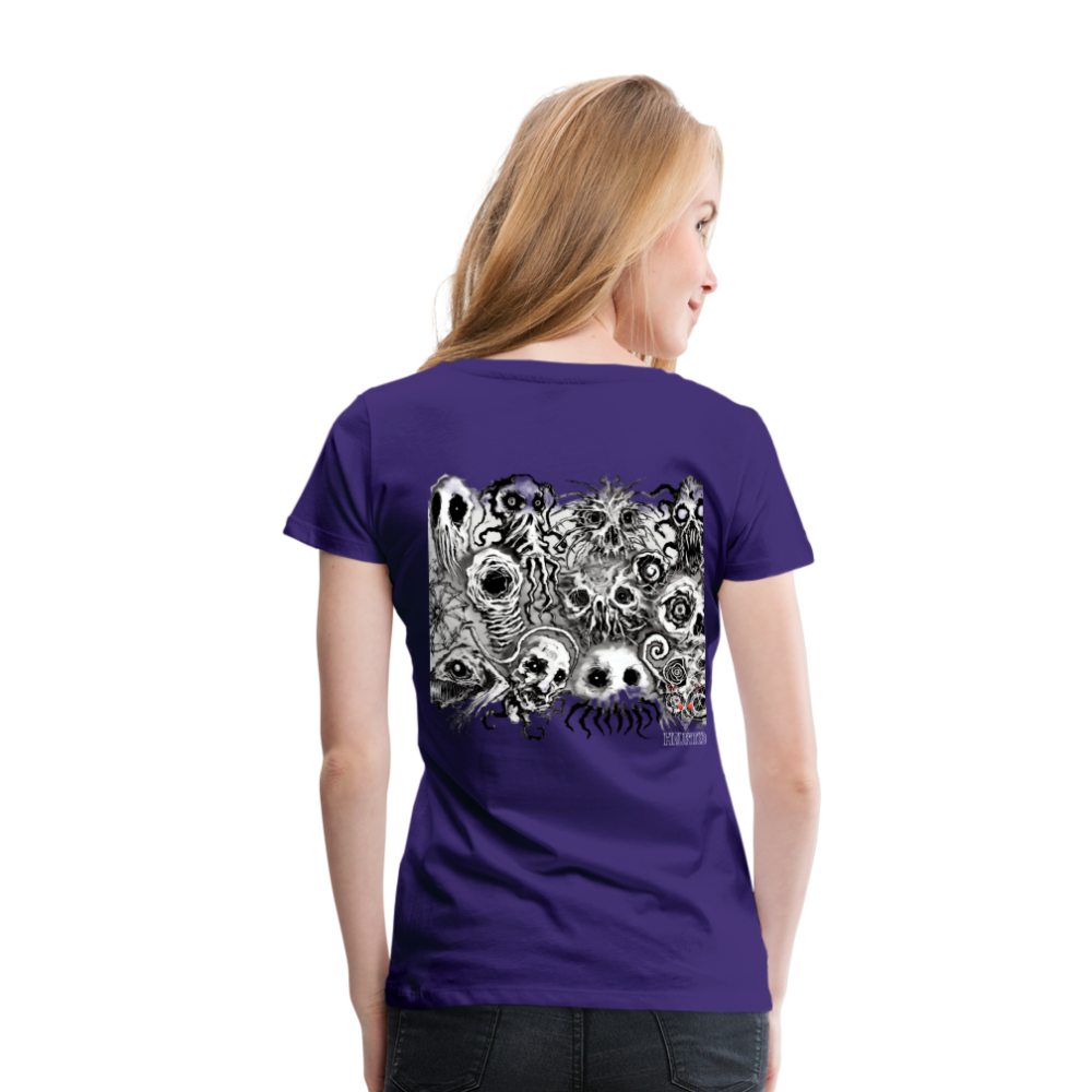 Woman T-Shirt Nightmare Veil Creatures - Lila