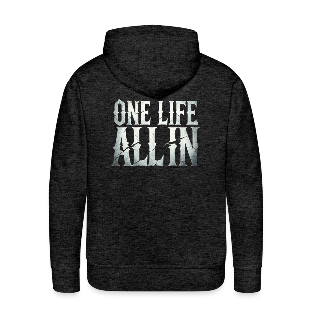 Men Hoodie One Life All In - Anthrazit