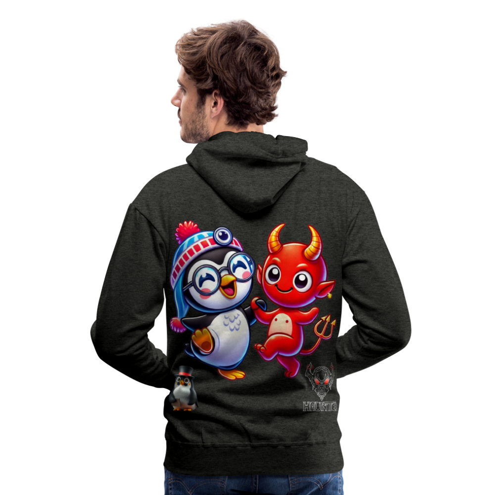 Men Hoodie Dancing with Devil - Anthrazit