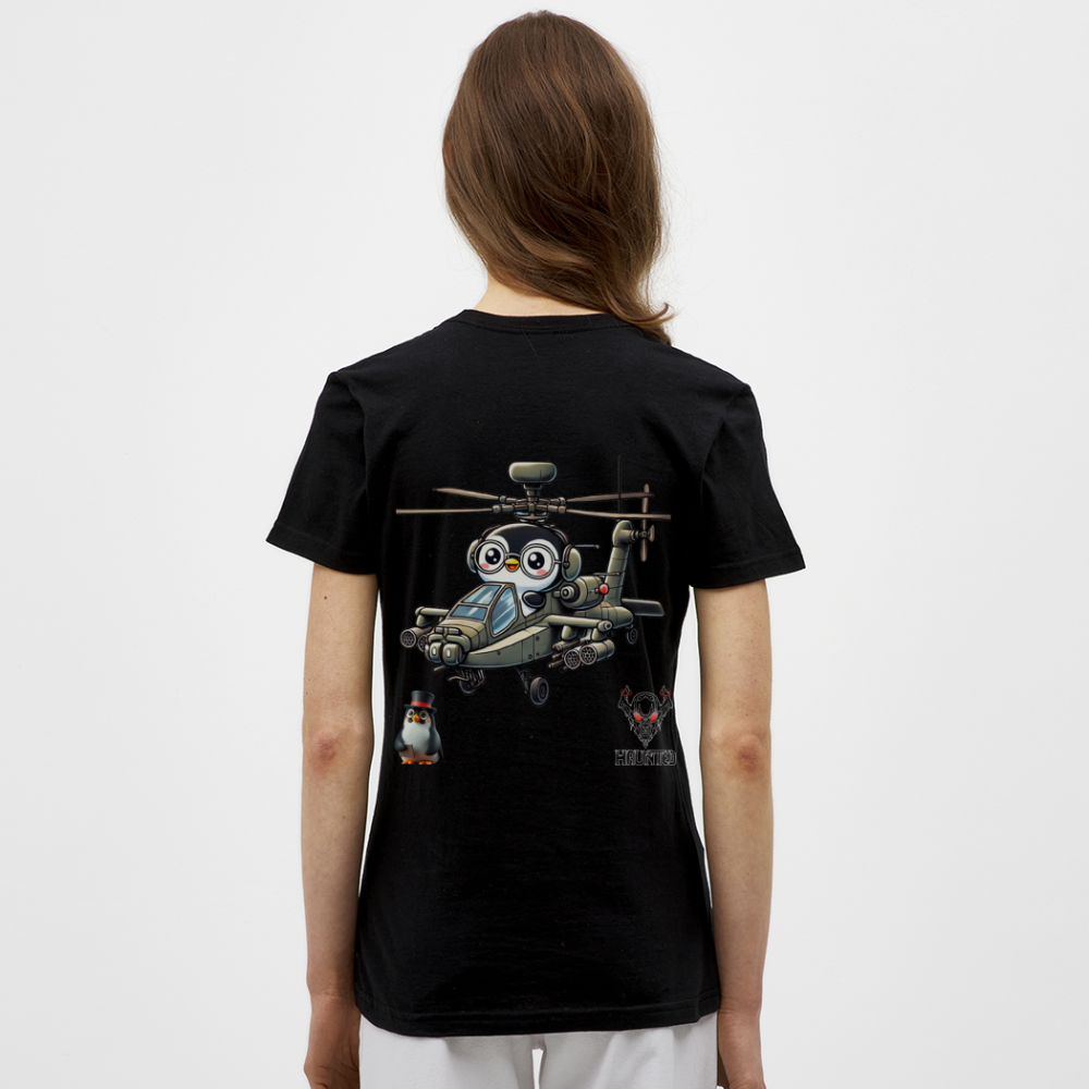 Women T-Shirt KasPenguin in Apache - Schwarz