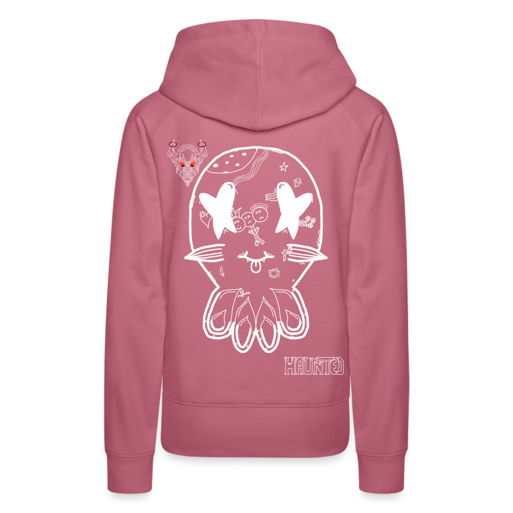 Woman Hoodie Ghost Doodle Light - Malve