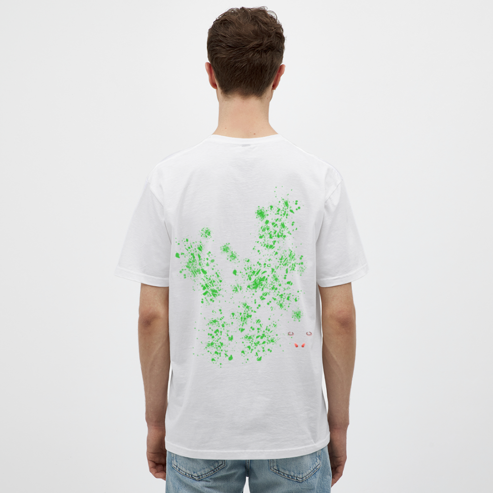 Men T-Shirt Green Wings - Weiß