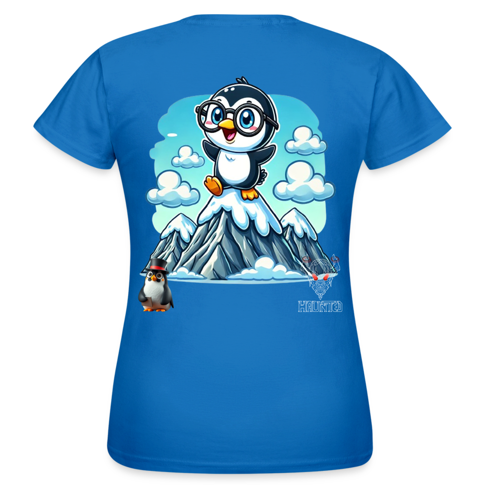 Women T-Shirt KasPenguin on Top - Royalblau