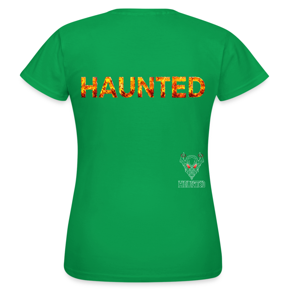 Women T-Shirt Amber Flame Essence - Kelly Green