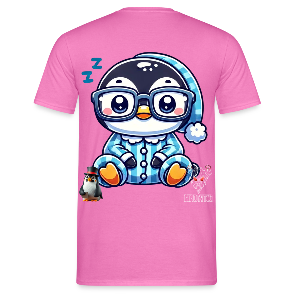 Men T-Shirt KasPenguin in Pyjama - Pink