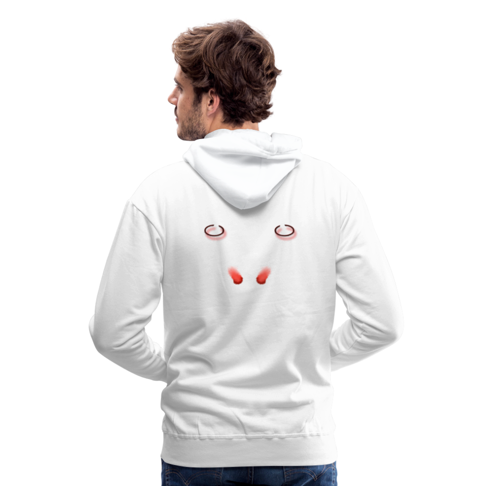Men Hoodie Deamon White - Weiß