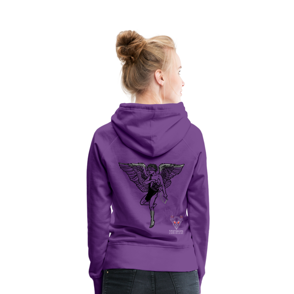 Woman Hoodie Angel - Purple