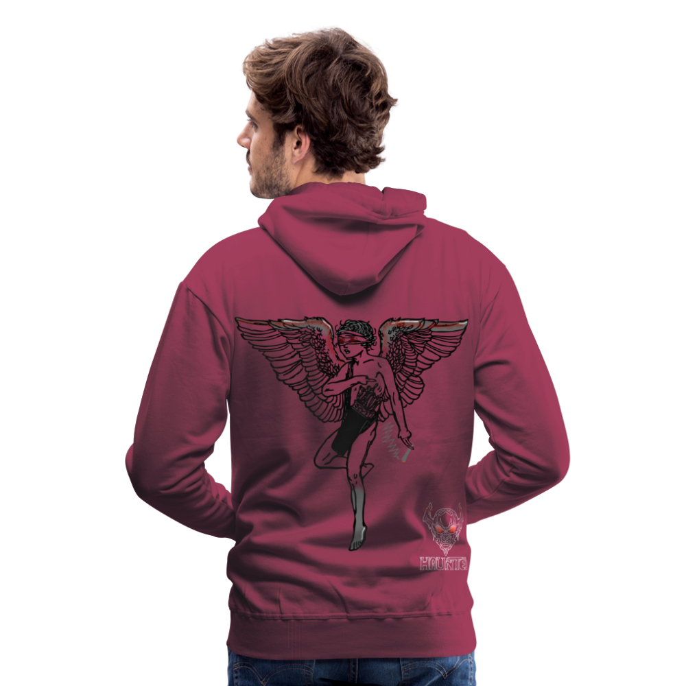 Men Hoodie There Is No Heaven bloody - Bordeaux