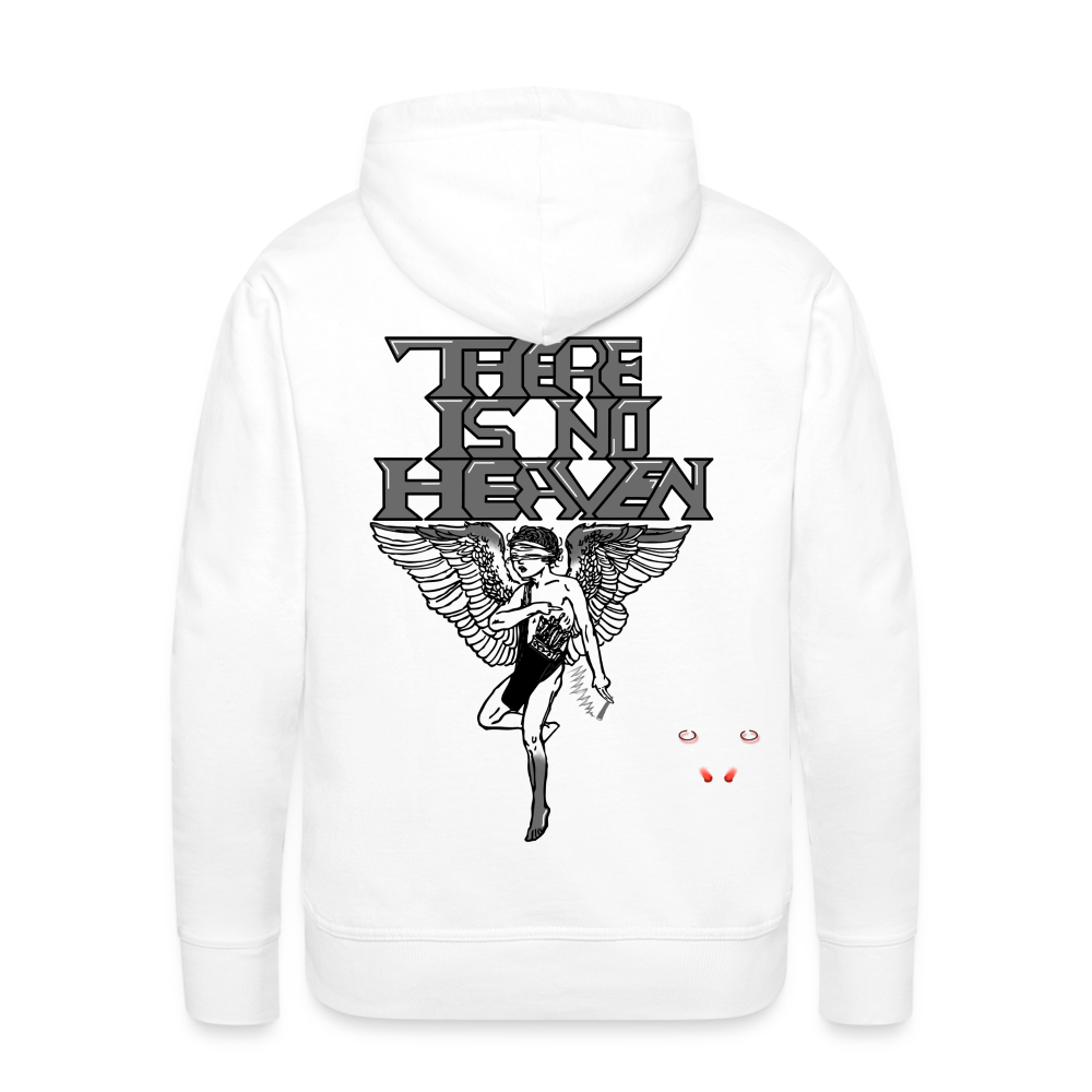 Men Hoodie There Is No Heaven - Weiß