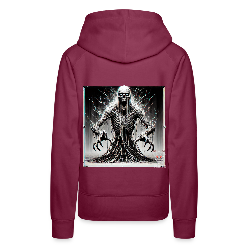 Woman Hoodie Ethereal Death Wraith - Bordeaux