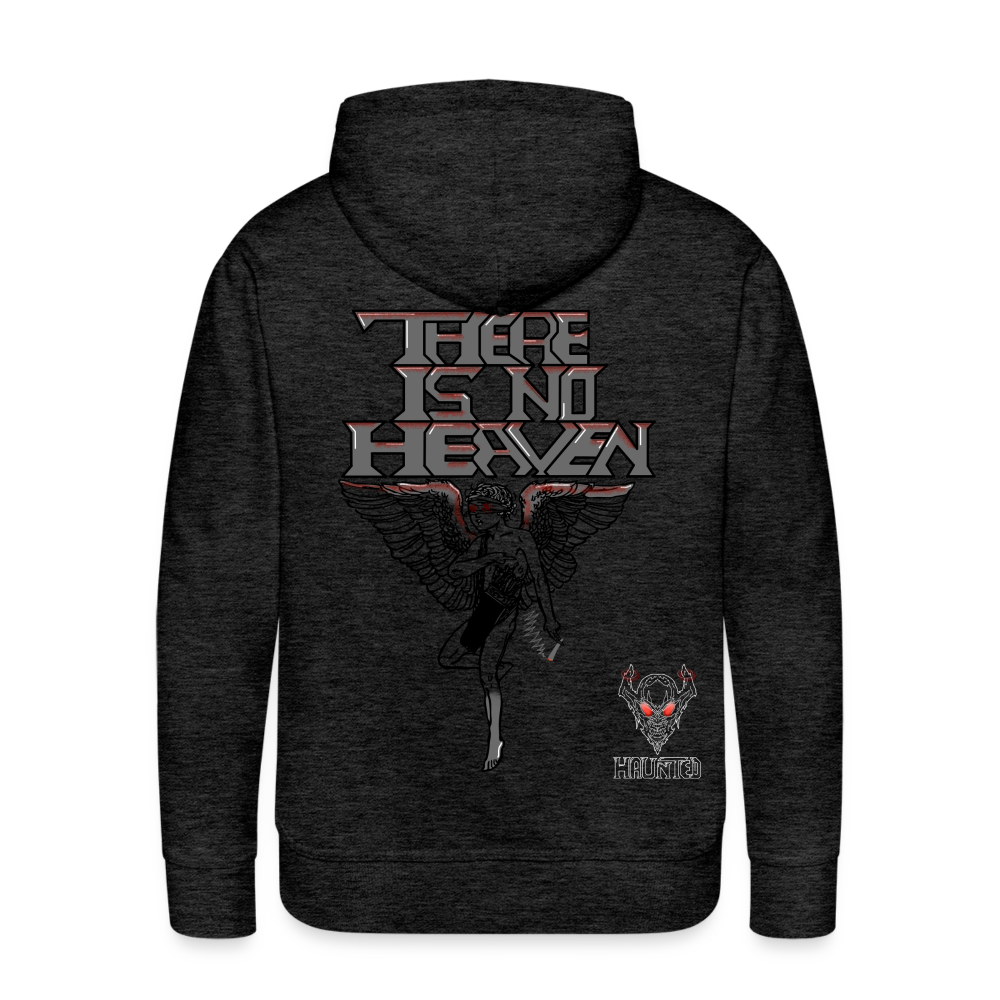 Men Hoodie There Is No Heaven bloody - Anthrazit