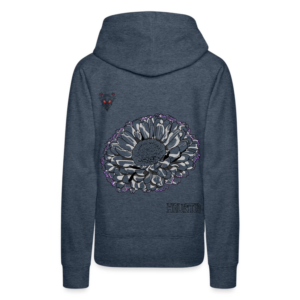 Woman Hoodie Calendula - Jeansblau