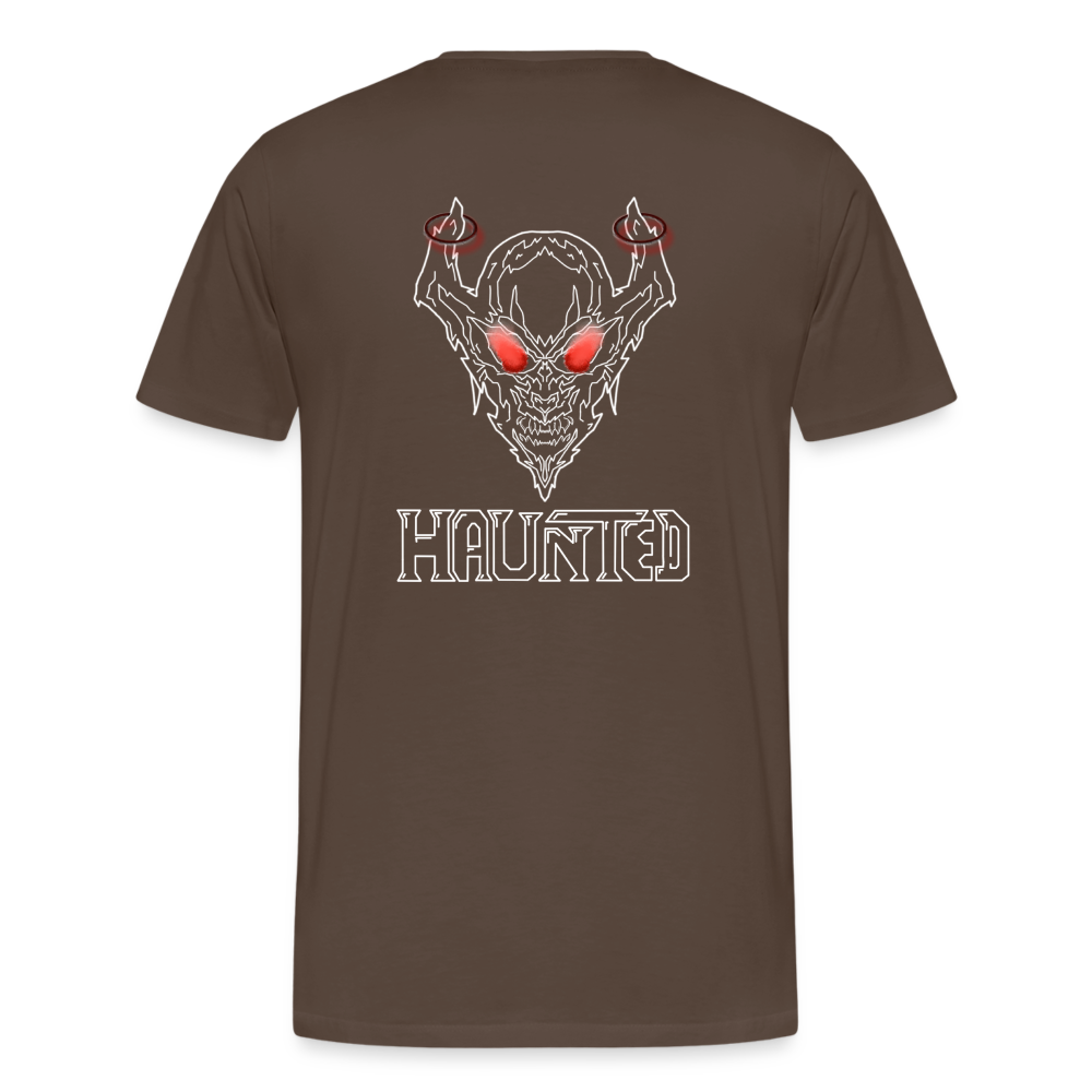Men T-Shirt Deamon White - Edelbraun