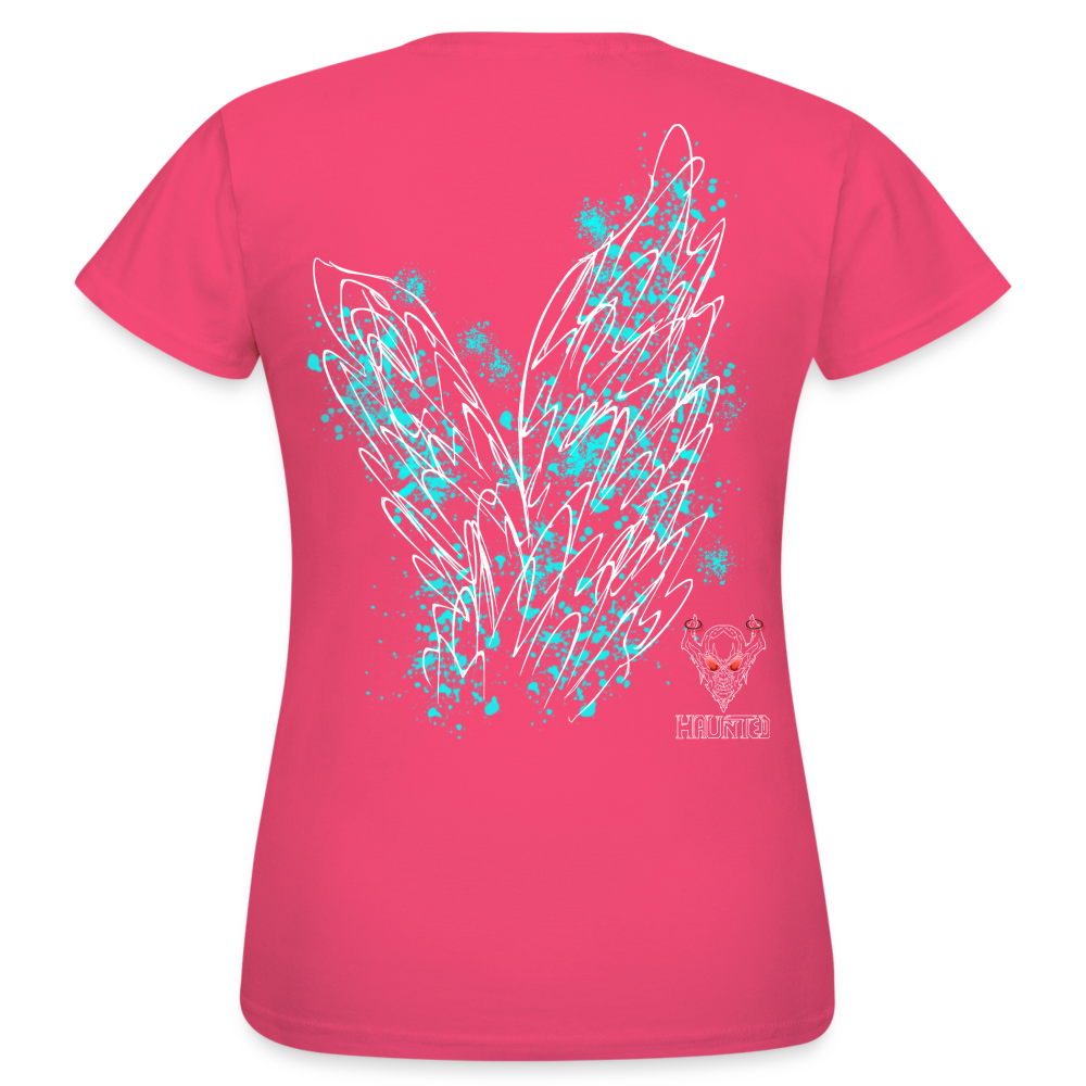 Women T-Shirt Aqua Wings - Azalea