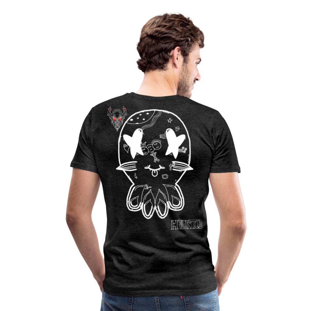 Man T-Shirt Ghost Doodle Light - Anthrazit