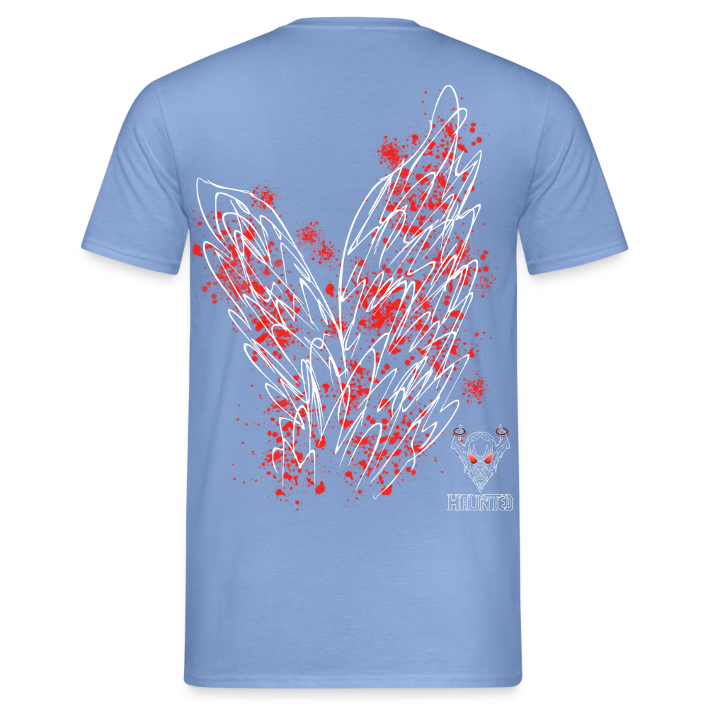 Men T-Shirt Red Wings - carolina blue