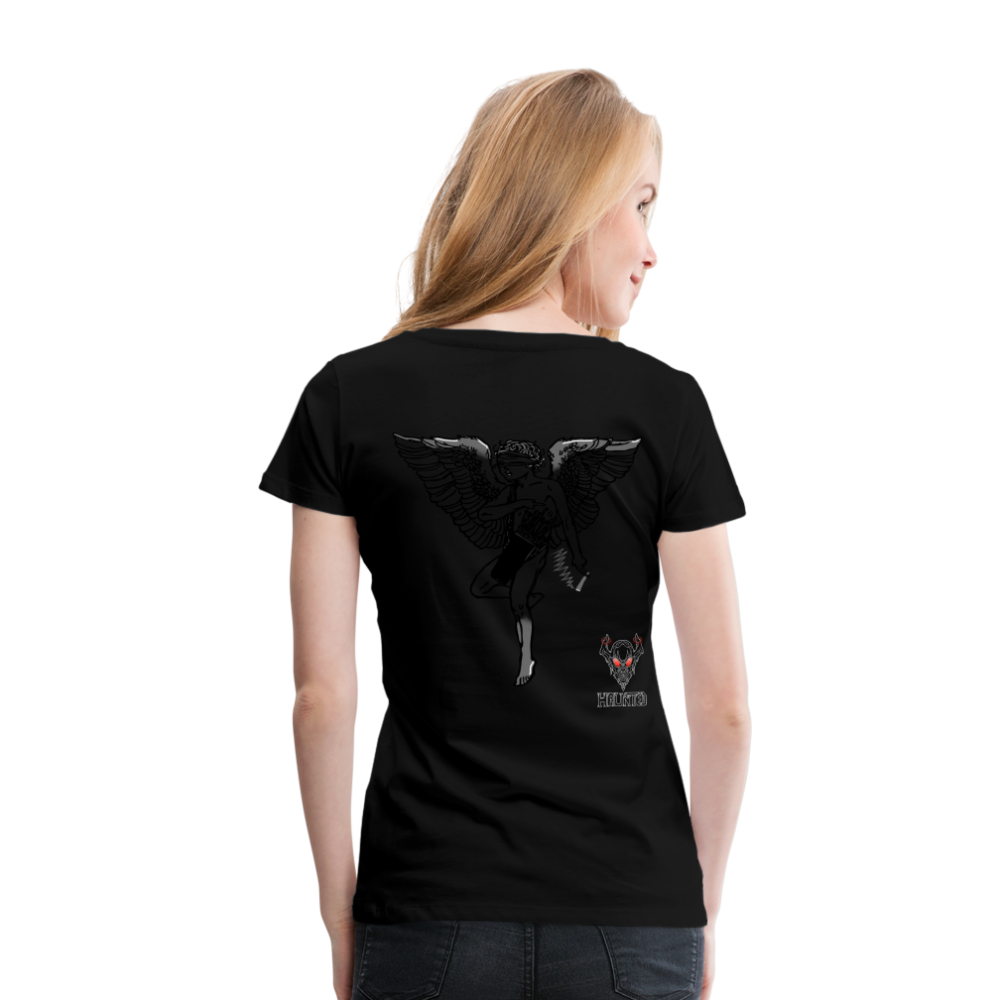 Woman T-Shirt Angel - Schwarz