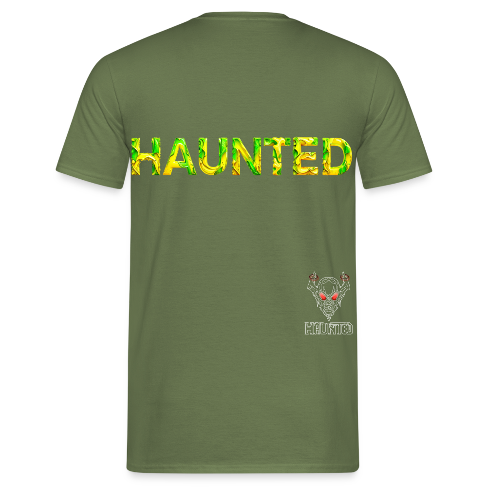 Men T-Shirt Citrus Jungle Splash - Militärgrün