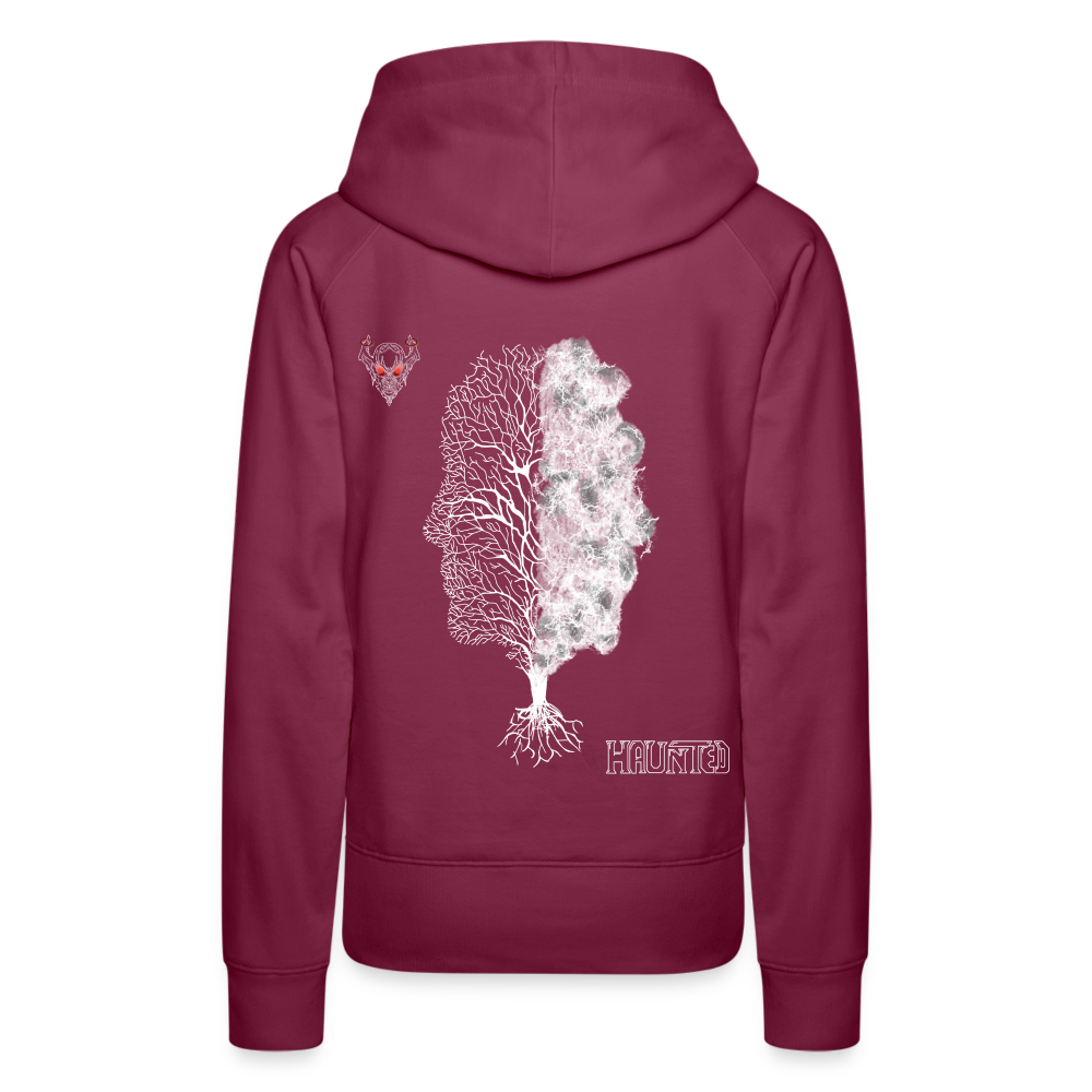 Woman Hoodie Dead or Alive - Bordeaux