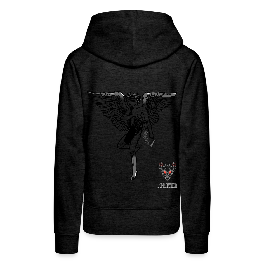 Woman Hoodie Angel - Anthrazit