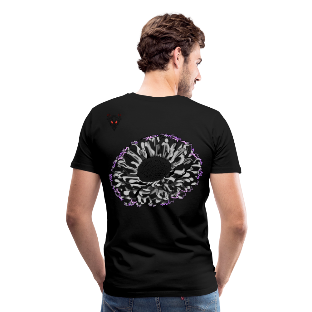 Man T-Shirt Calendula Fade - Schwarz