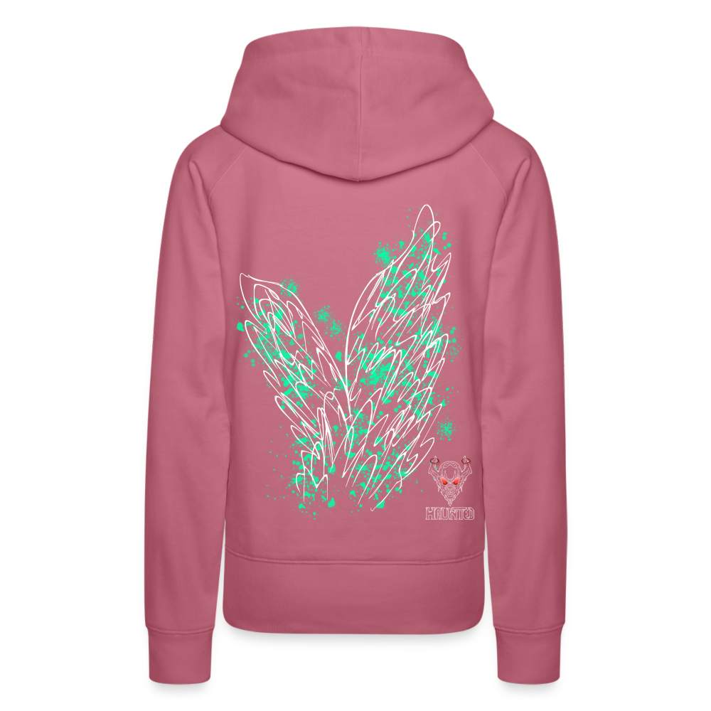 Women Hoodie Turquoise Wings - Malve