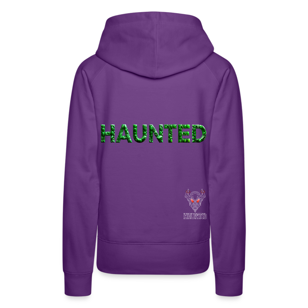 Women Hoodie Emerald Gem Elixir - Purple