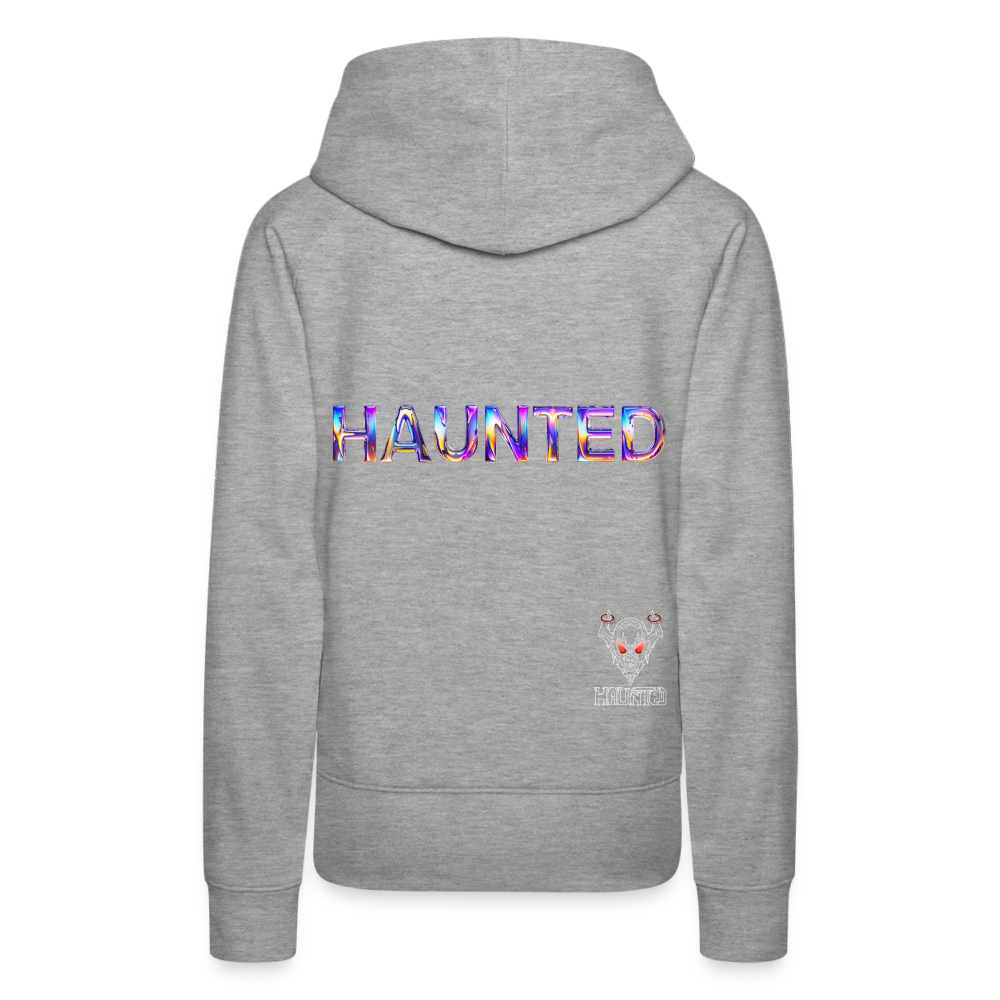 Women Hoodie Prism Glow Essence - Grau meliert