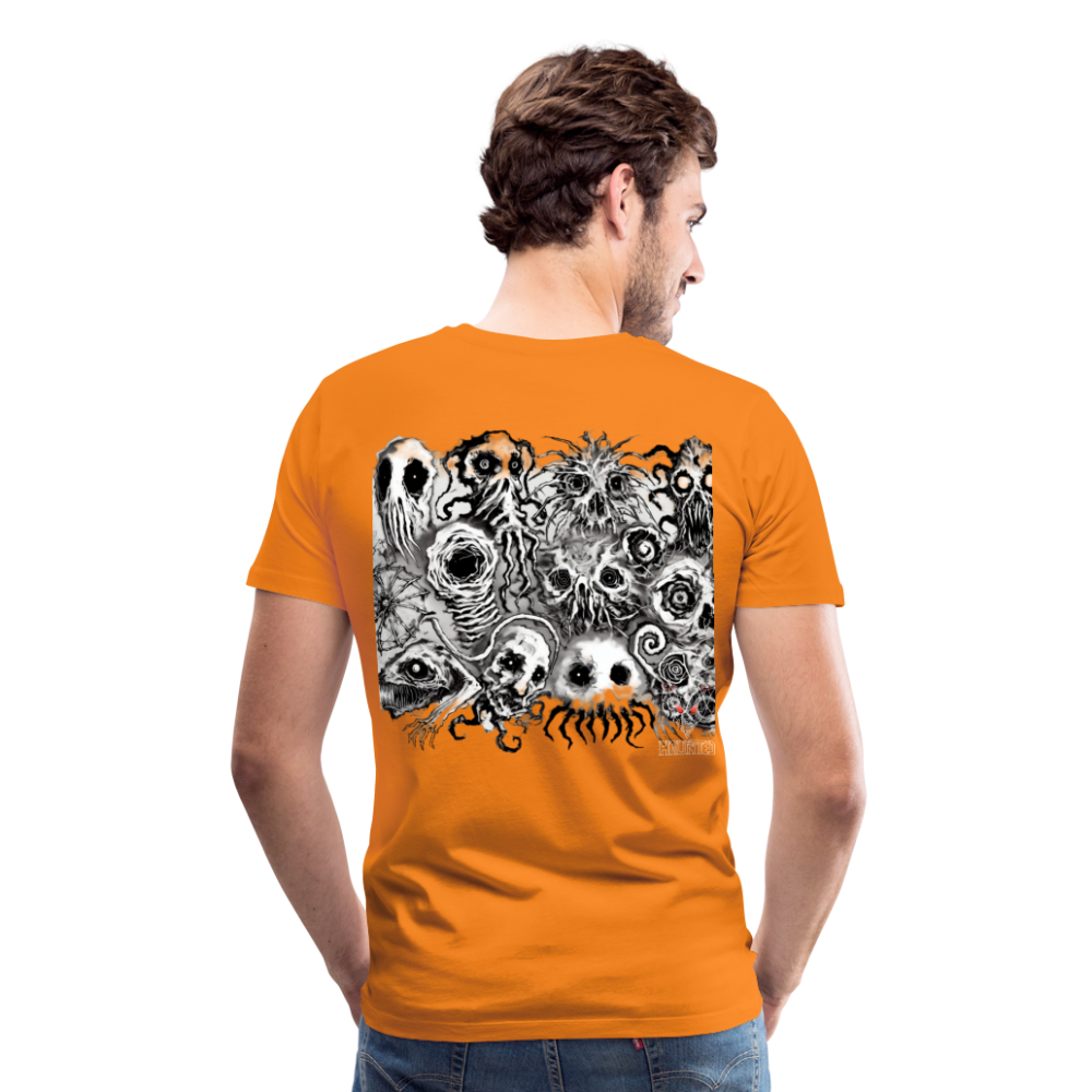 Men T-Shirt Nightmare Veil Creatures - Orange