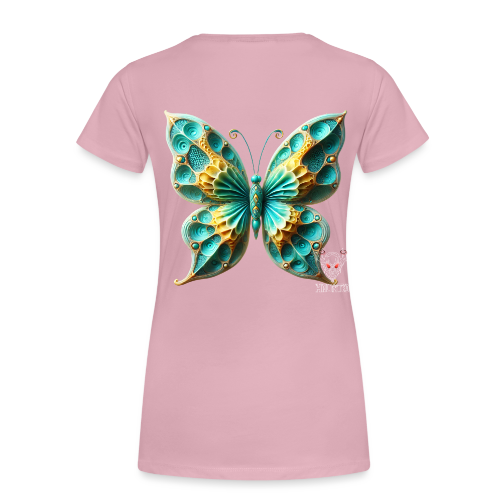 Woman T-Shirt Aqua Wing Symphony - Hellrosa