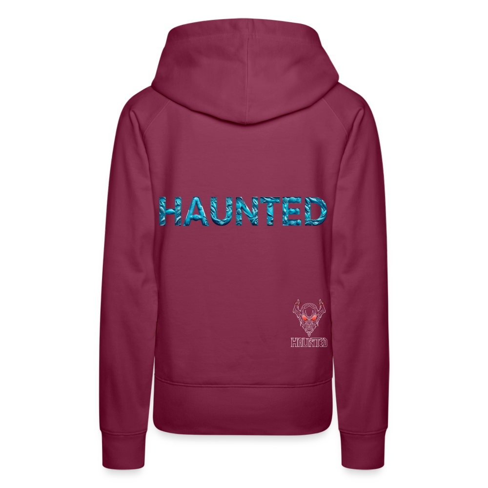 Women Hoodie Aqua Depth Elixir - Bordeaux