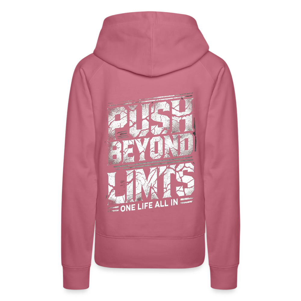 Women Hoodie Push Beyond Limits - Malve