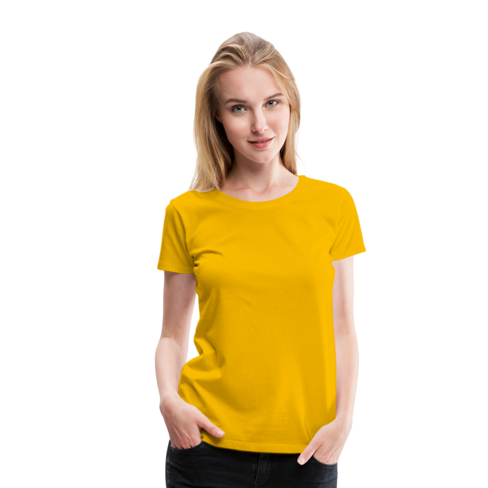 Women T-Shirt Push Beyond Limits - Sonnengelb