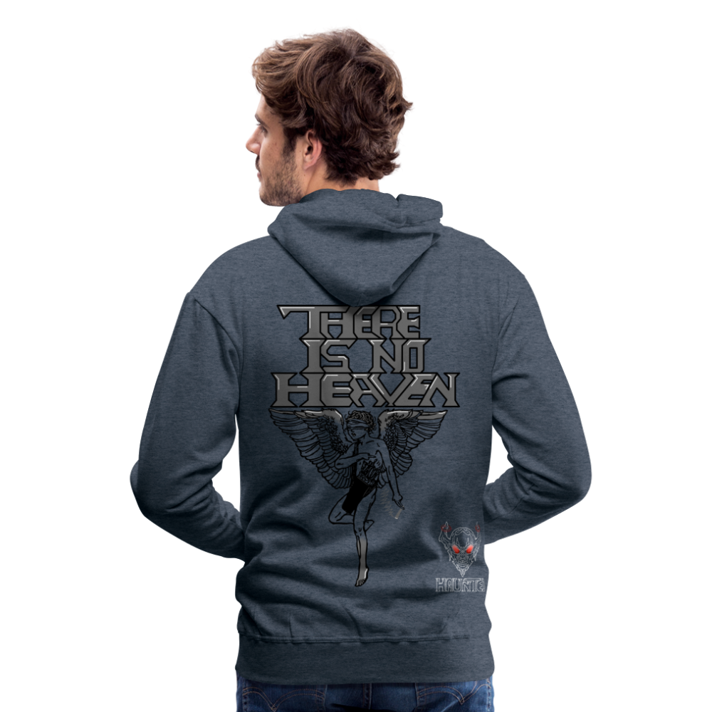 Men Hoodie There Is No Heaven - Jeansblau
