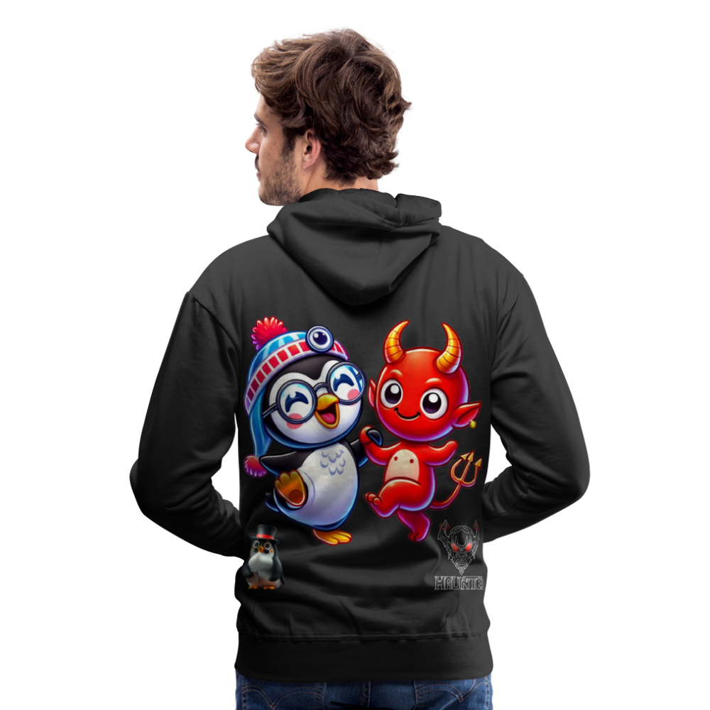 Men Hoodie Dancing with Devil - Schwarz