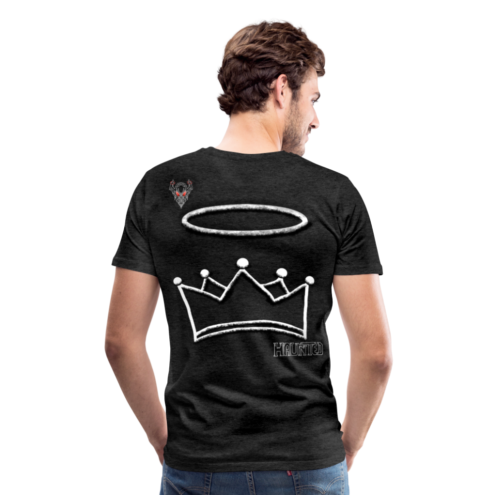Man T-Shirt Crown and Ring Light - Anthrazit