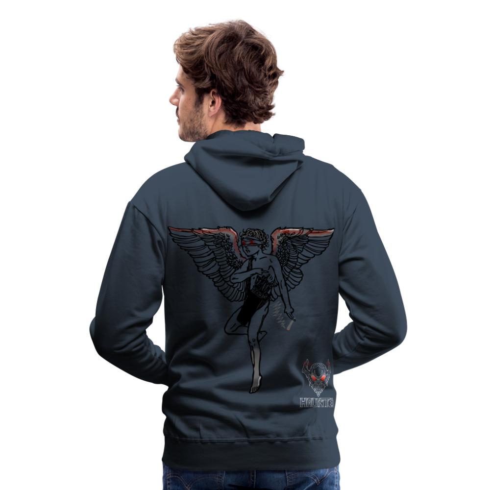 Men Hoodie There Is No Heaven bloody - Navy