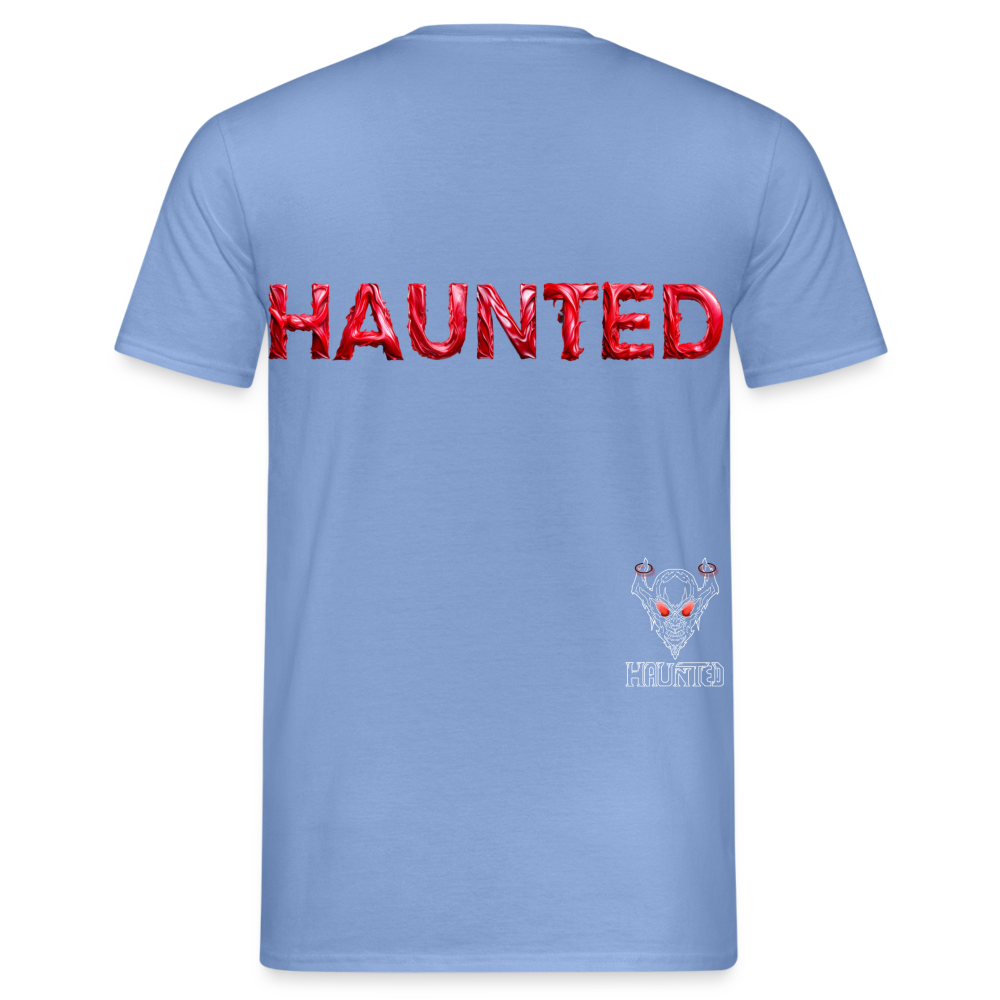 Men T-Shirt Crimson Silk Blaze - carolina blue