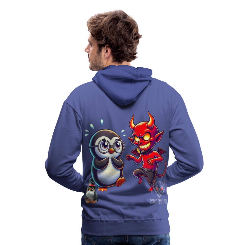 Men Hoodie Dancing with Devil - Königsblau